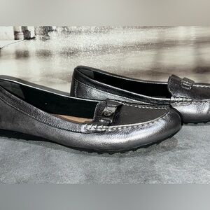 Giani Bernini Black Metallic Loafers